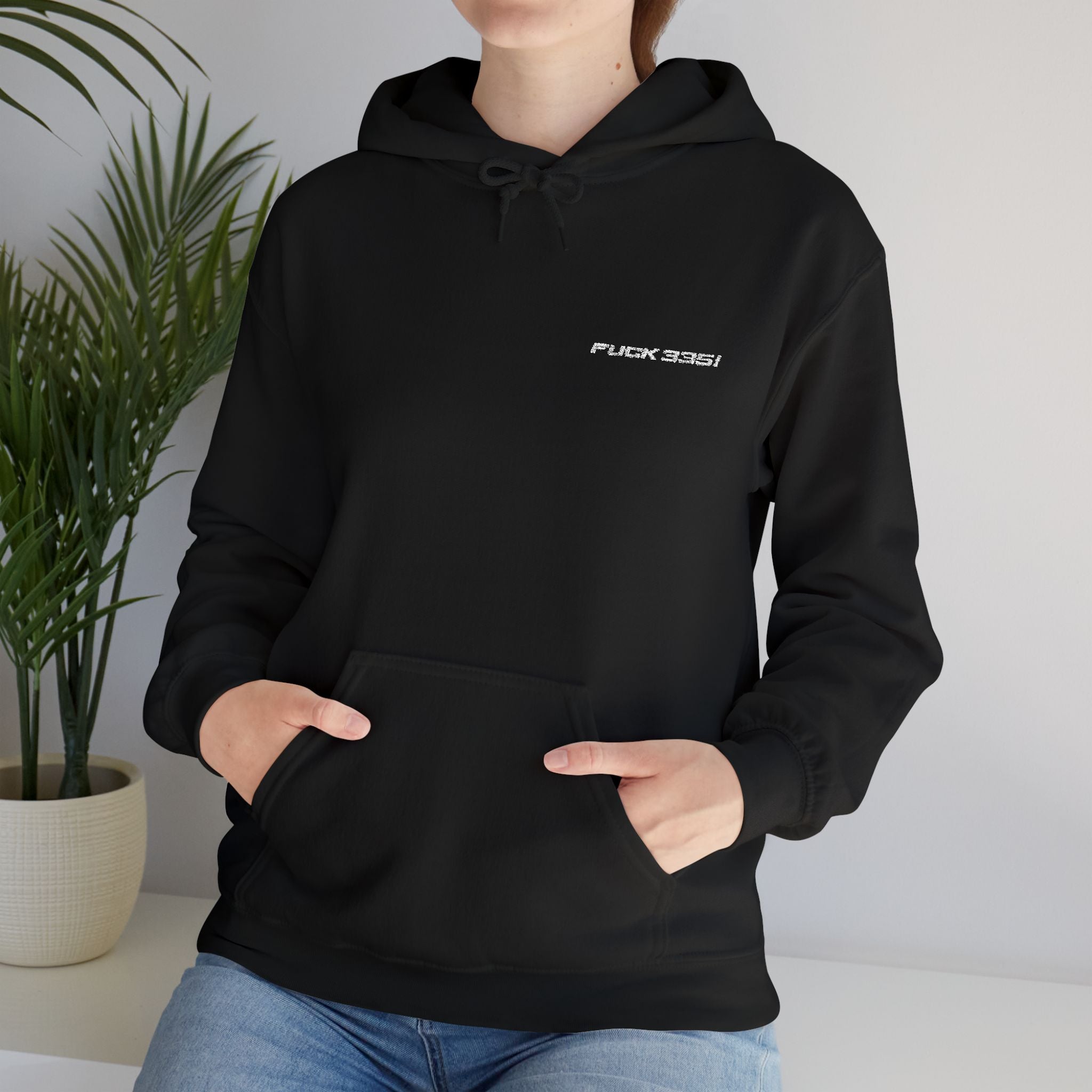 F**k 335i Embroidery Hooded Sweatshirt