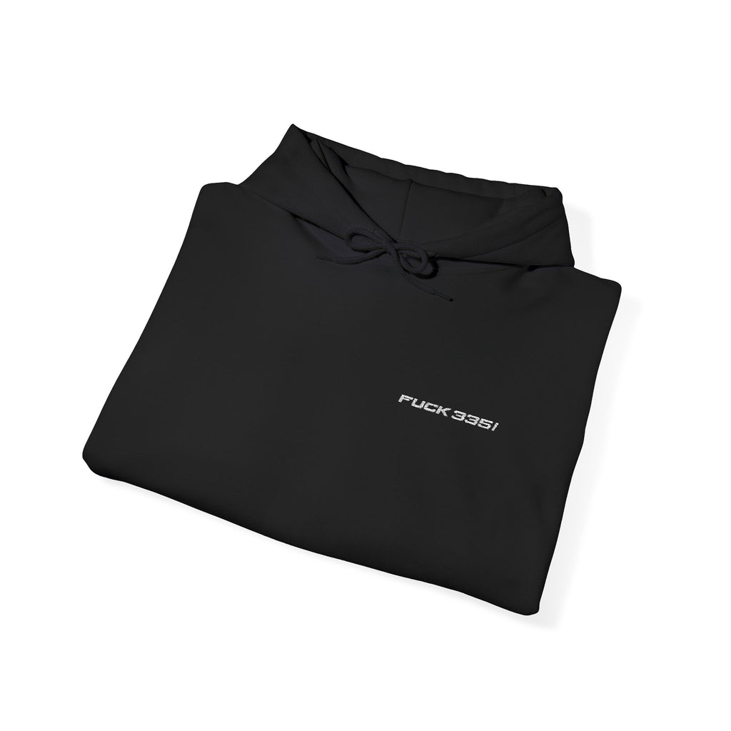 F**k 335i Embroidery Hooded Sweatshirt